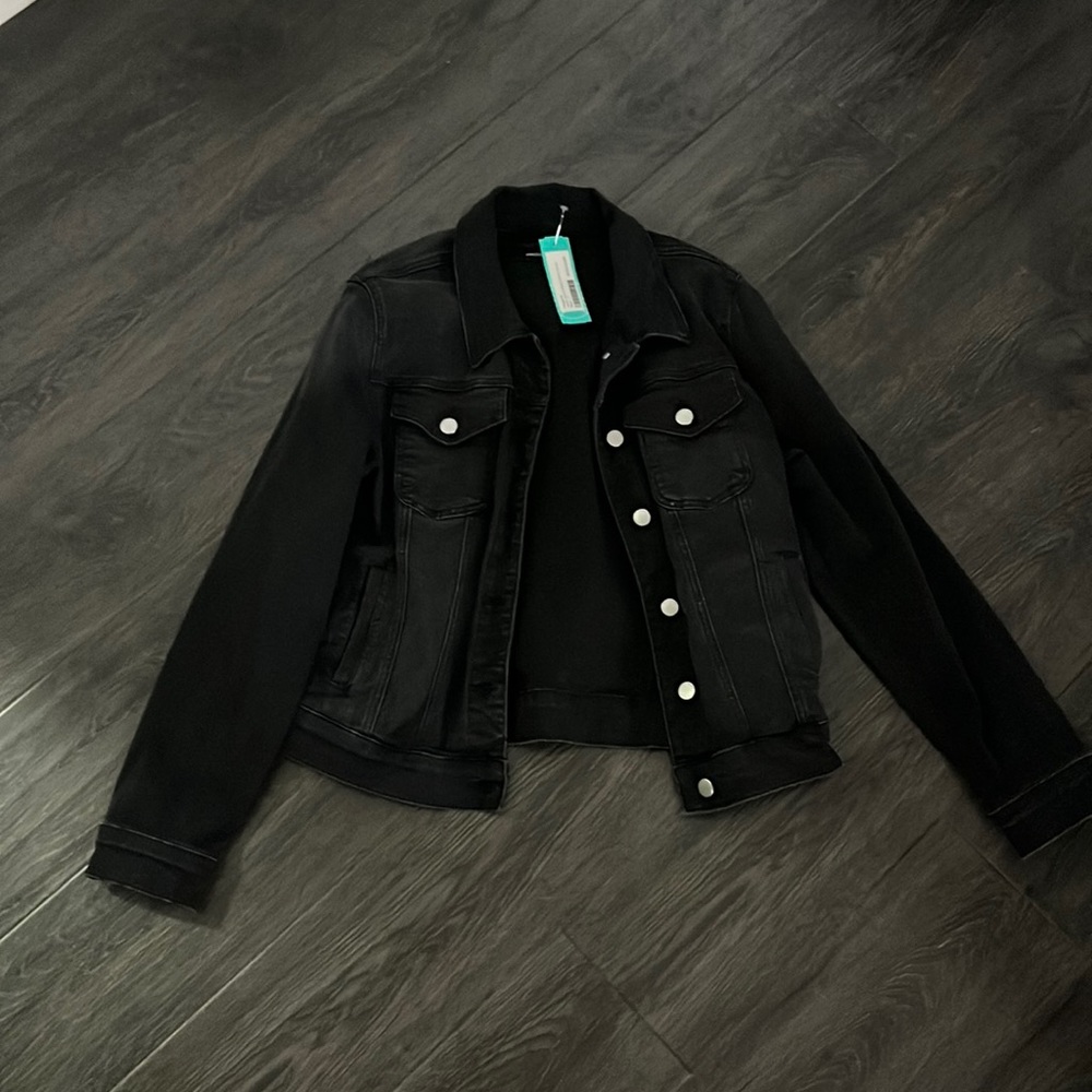 New black Denim Jean Jacket